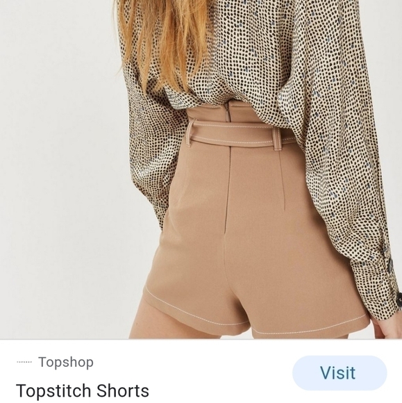 𝅺NWT Topshop High Waisted Shorts - Picture 5 of 11